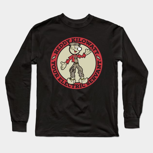 REDDY KILOWATT IS FUN Long Sleeve T-Shirt by kakeanbacot